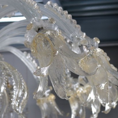 Chandelier Murano Glass Italy 20th Century