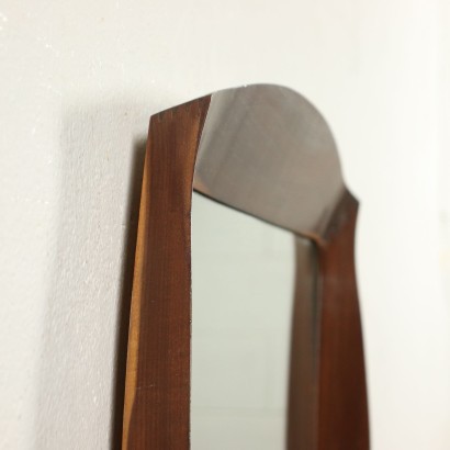 Mirror Mirrored Glass Mahogany Italy 1960s Italian Production