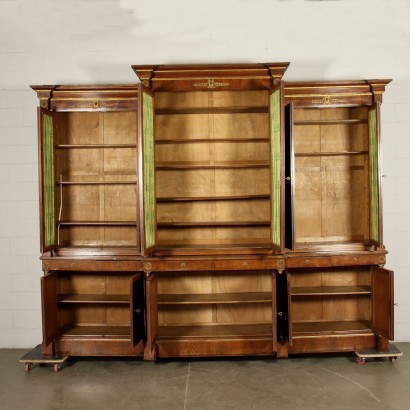 Napoleon III Bookcase Mahogany Oak - France XIX Century