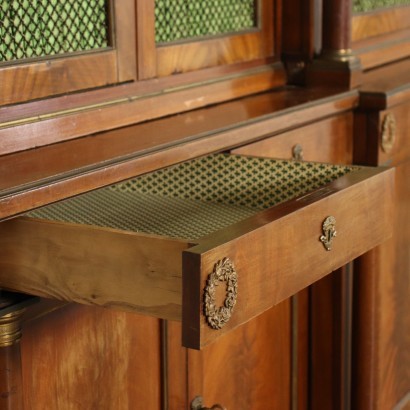 Napoleon III Bookcase Mahogany Oak - France XIX Century