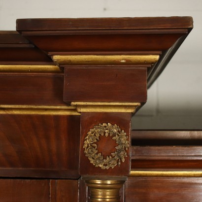 Napoleon III Bookcase Mahogany Oak - France XIX Century