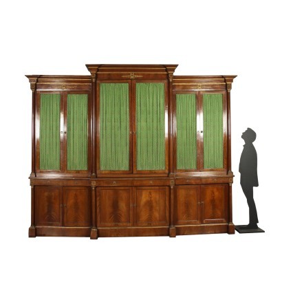 Napoleon III Bookcase Mahogany Oak - France XIX Century