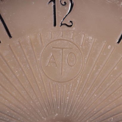 René Lalique Table Clock Glass France 20th Century