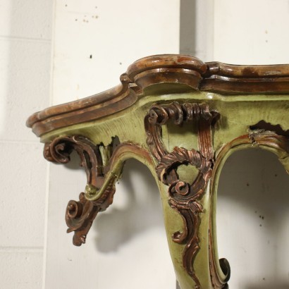 Revival Drop-Shaped Console Italy 20th Century