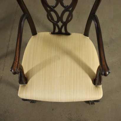 4 Revival Chairs And 2 Armchairs Walnut England 20th Century