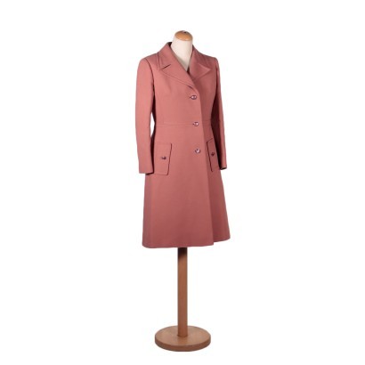 Vintage Antique Rose Spring Coat Italy 1960s-1970s