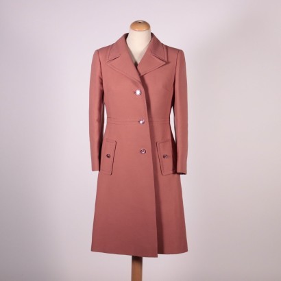 Vintage Antique Rose Spring Coat Italy 1960s-1970s