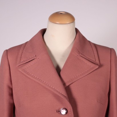 Vintage Antique Rose Spring Coat Italy 1960s-1970s