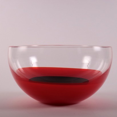 Bowl by Carlo Moretti Glass Murano Italy 1980s