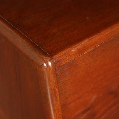 Writing Desk Teak Veneer Italy 1960s