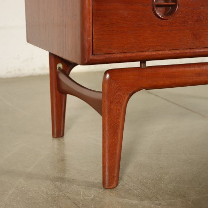 Writing Desk Teak Veneer Italy 1960s