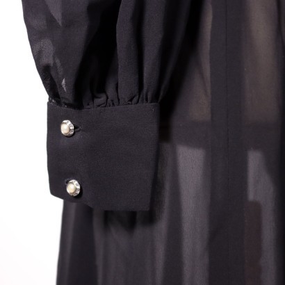 #vintage #abbigliamentovintage #abitivintage #vintagemilano #modavintage, Vestido de gasa negro vintage