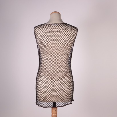 Nico Fontana Brown Mesh Top