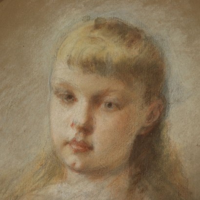 Arte, Arte italiano, Pintura italiana del siglo XIX, Retrato de un niño