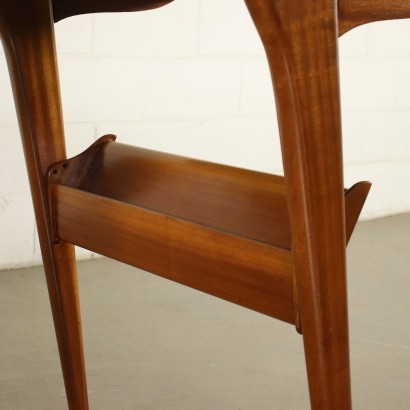 Writing Desk Formica Beech Veneer Solid Wood Italy 1950s