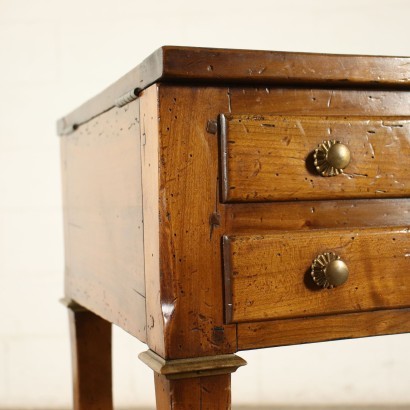 Directoire Vanity Sessile Oak Cherry Bronze France 18th-19th Century