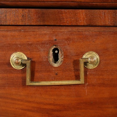 Bureau Acajou Chêne Rouvre Angleterre 1900