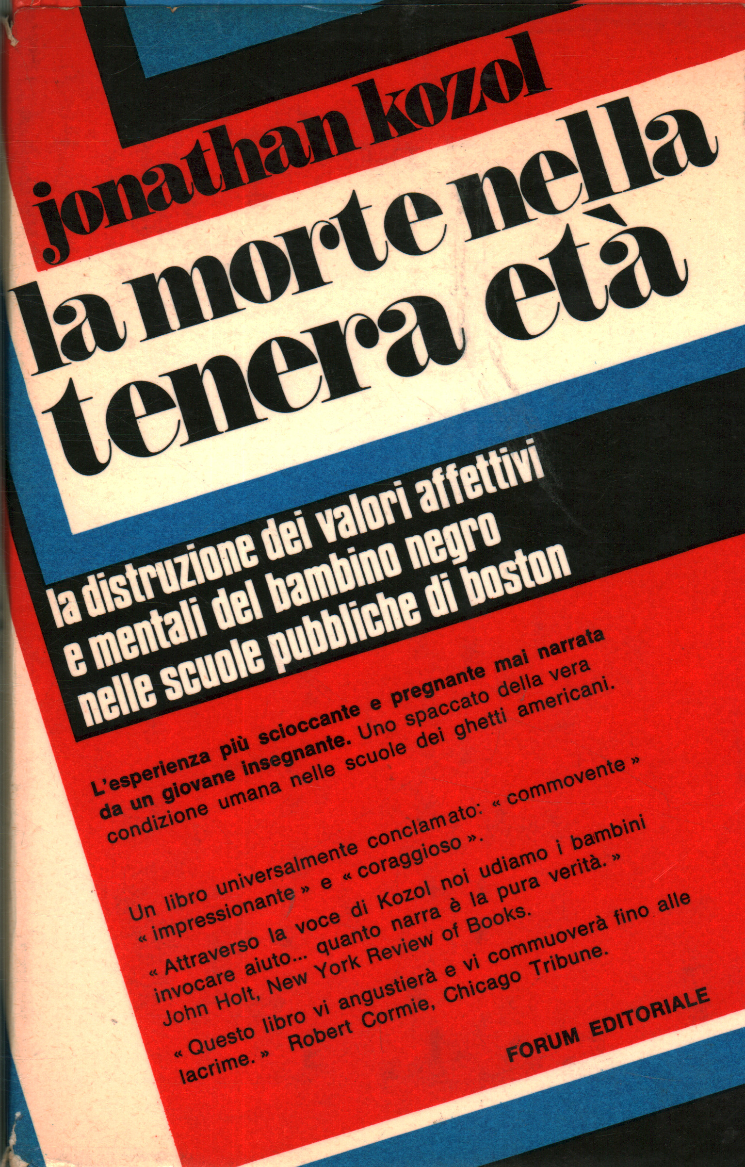 La morte nella tenera etá, Jonathan Kozol