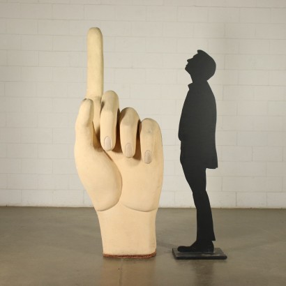 "La Main", Sculpture en Matériau Mousse, Contemporain.