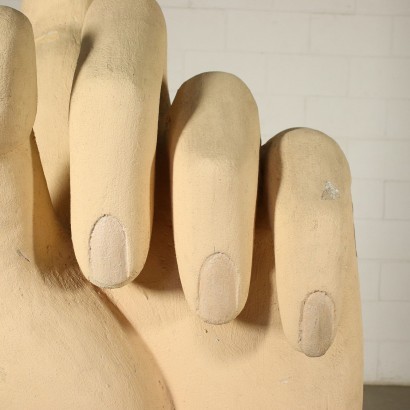 "La Main", Sculpture en Matériau Mousse, Contemporain.