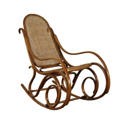 Fauteuil à Bascule, Hêtre, Autriche, 1890s-1900s.