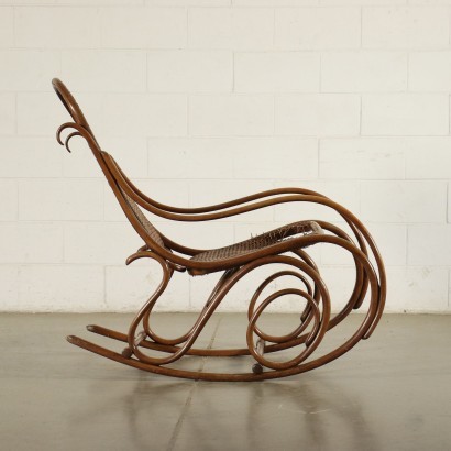 Rocking Chair Beech Austria 19th-20th Century