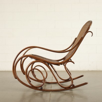 Fauteuil à Bascule, Hêtre, Autriche, 1890s-1900s.