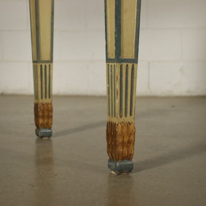 Consolle mit Spiegel in Stil, Holz, Marmor, Italien, XX Jhd.