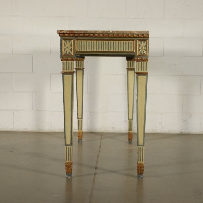 Revival Console With Mirror Italy 20th Century