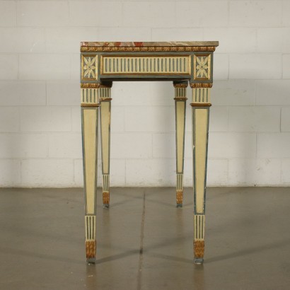 Revival Console With Mirror Italy 20th Century