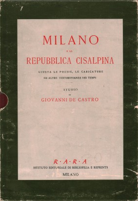 Milano e la repubblica Cisalpina