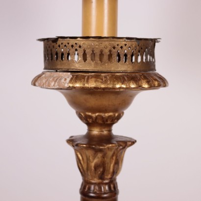 Torch Turned Into A Lamp Italy 19th Century