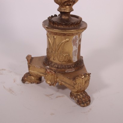 Torch Turned Into A Lamp Italy 19th Century