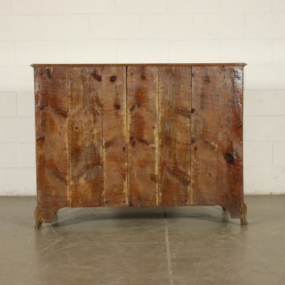 Inlaid Chest of Drawers Walnut Pine Marple Central Italy 18th Century