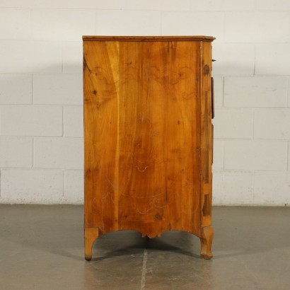 Inlaid Chest of Drawers Walnut Pine Marple Central Italy 18th Century