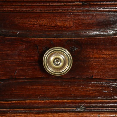 Chest Of Drawers Baroque Walnut Poplar Lombardy Italy Early 1700