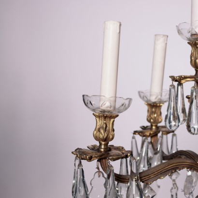 antiguo, candelabro, candelabros antiguos, candelabro antiguo, candelabro italiano antiguo, candelabro antiguo, candelabro neoclásico, candelabro del siglo XIX, candelabro grande de 12 luces