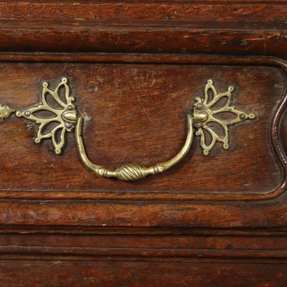 Grande Armoire Française, Chêne, Fer Forgé, Laiton, France, '700