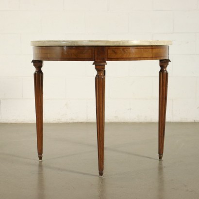 Revival Table With Marble Top Olive Marble Italy 20th Century