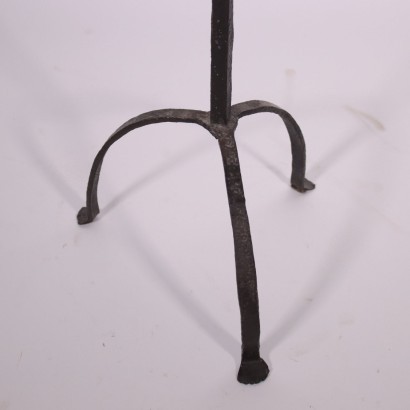 Wrought Iron Candle Holder Italy 19th Century