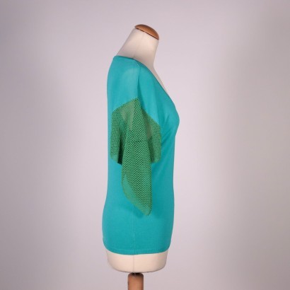 Pull Turquoise et Vert