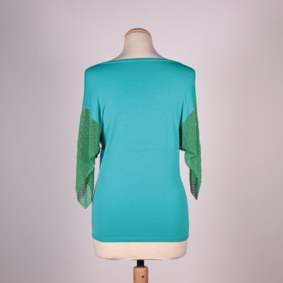 Pull Turquoise et Vert