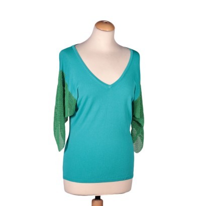 Pull Turquoise et Vert