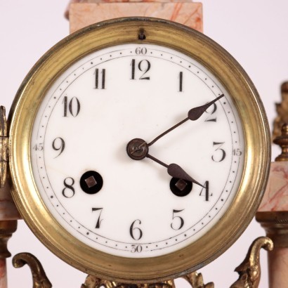 antigüedades, reloj, reloj antigüedades, reloj antiguo, reloj antiguo italiano, reloj antiguo, reloj neoclásico, reloj del siglo XIX, reloj de péndulo, reloj de pared, tríptico de chimenea
