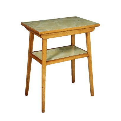 Table Basse Hêtre Italie Années 1950