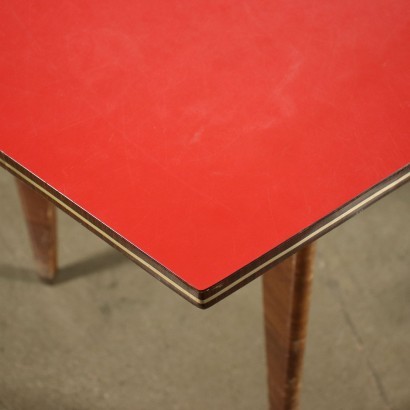 Table Formica Metallic Enamelled Italy 1950s-1960s Italian Production