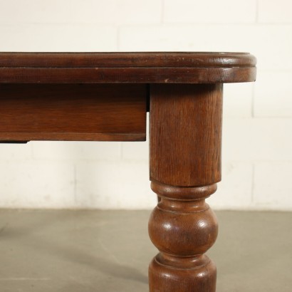 Extensible Table Sessile Oak Northern Europe 19th-20th Century