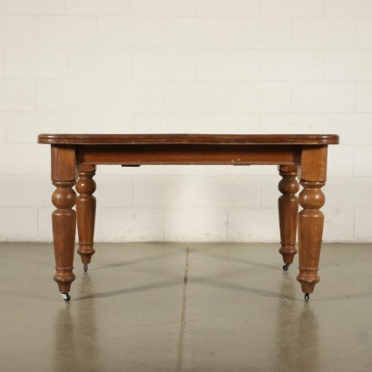 Extensible Table Sessile Oak Northern Europe 19th-20th Century