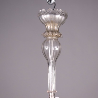 Murano Chandelier Blown Glass Italy 20th Century