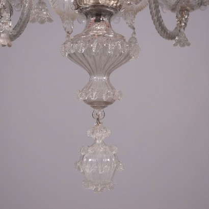 Murano Chandelier Blown Glass Italy 20th Century